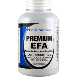  Pride Nutrition Premium EFA   120 Softgels Health 