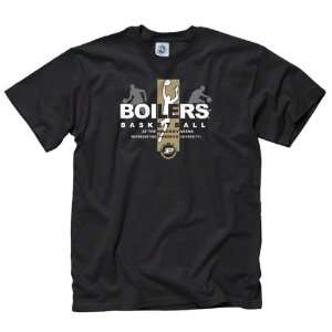  Purdue Boilermakers Black Home Turf Basketball T Shirt 