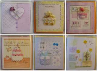   Beads Ribbon Friendship Birthday Greeting Card Cards lots Pack  