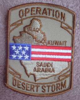 OPERATION DESERT STORM IRAQ KUWAIT NEW ORIGINAL PATCH  