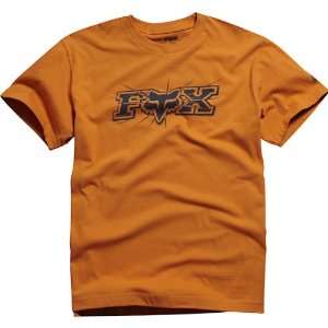 Fox Racing Tempered Mens Short Sleeve Fashion Shirt   Burnt Orange 