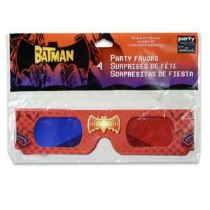  Batman 3 D Glasses (4 count) Toys & Games