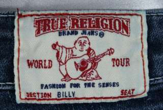 True Religion Jeans womens Billy CARLSBAD Med blue NEW   10572TS 