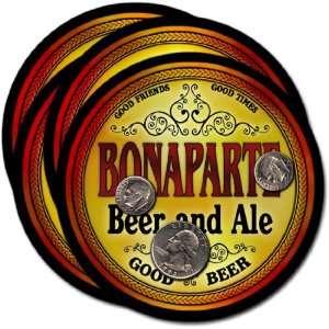  Bonaparte, IA Beer & Ale Coasters   4pk 