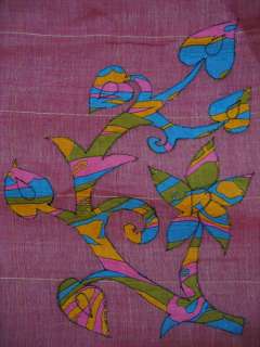 Maroon Beautiful Sari Saree Fabric Free Bindis Gift  