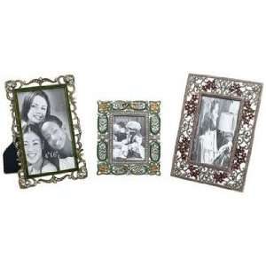  Set of 3 Jeweled Picture Frames