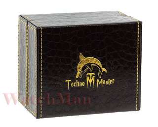 Techno Master Mens Diamond Watch Full Band 0.18ct  