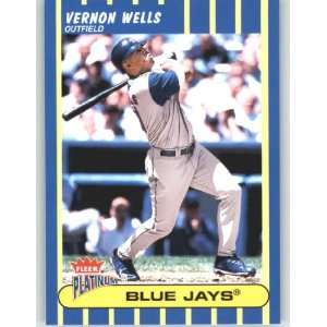  2003 Fleer Platinum #118 Vernon Wells   Toronto Blue Jays 