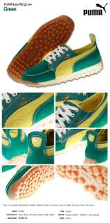 NIB PUMA Shoes Easy Wing Low team green empire yellow 351844 03 US 7/8 