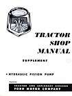 Ford Fordson Tractor Manuals