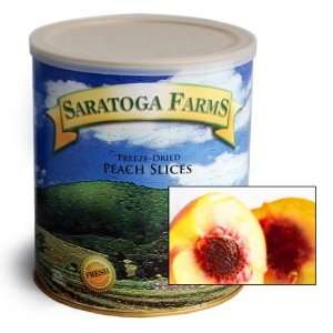 Saratoga Farms Peach Slices  Grocery & Gourmet Food