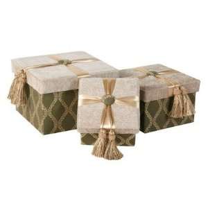  Jennifer Taylor Storage Gift Boxes, Largest 8 7/8 Inch 