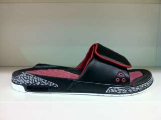 Nike Air Jordan 3 Slide Black Cement Grey Sandal Slipper Slide Men Sz 