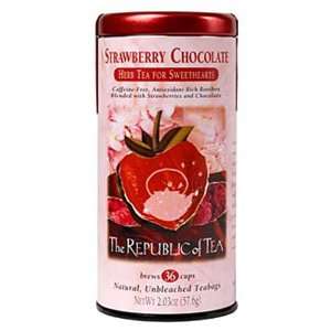 The Republic of Tea, Strawberry Chocolate Tea, 36 Count