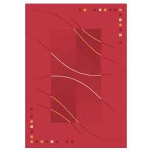  Pastiche Caliente Rouge Contemporary 2.4 X 15.6 Runner 