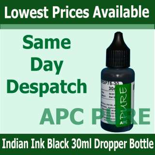 Indian Ink Black (for tattoo) 30ml Dropper Bottle  