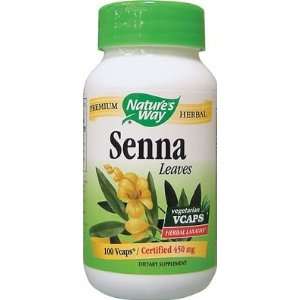  Natures Way Senna Leaves 100 Vcaps Health & Personal 