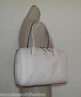   KATE SPADE NY Monogram Cream Leather Tarrytown Meade Dome Satchel GUC