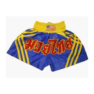  boxing thai shorts in nylone with thai cut letters for 