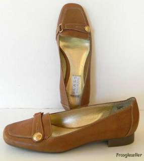 Blass by Bill Blass womens Boscha loafers shoes 6 M brown leather 