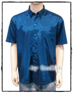 Thai Silk Shirt Business Mens Short Sleeve Fashion★  