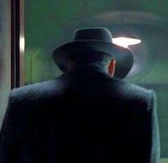 William Hurt Replica Fur Felt Dark City Movie Hat  