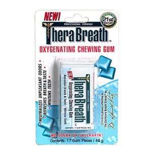  TheraBreath Oxygenating Chewing Gum   17 ea Health 