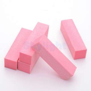 5pcs Pink Buffer Sanding Block Nail Art CARE  