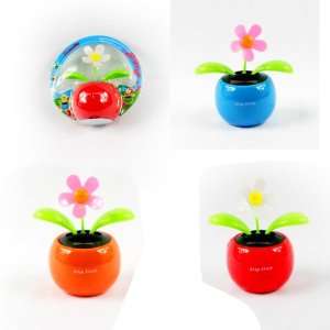  DDI Brand New Solar Powered Flower Cool Dancing Toys Case 