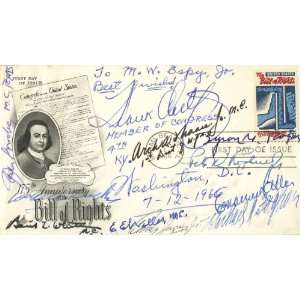 Congress House Judiciary Committee 1960s Autographed First Day Cover 