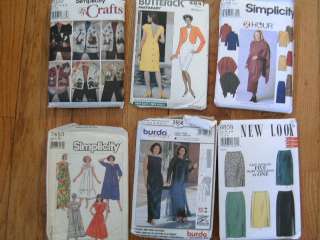   Sewing Pattern Lot of 42 Skirt Blouse Pants Formal Casual ++  