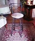 Coaster Dixie Upholstered Swivel Black Bar stool  