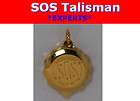 SOS Talisman,GOLD PLATED, Unisex Medical Pendant Only.