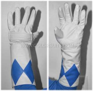 Mighty Morphin Power Rangers Blue Ranger Gloves Cuffs  