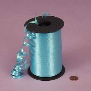  Wholesale 500 Yard Spool of 3/16 Turquoise Curling Ribbon 