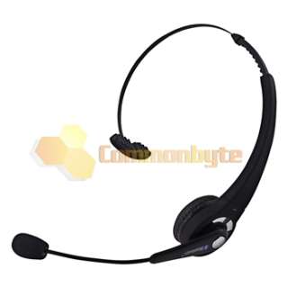 FOR SONY PS3 SLIM BLACK BLUETOOTH USB CABLE WIRELESS HEADPHONE W/ MIC 
