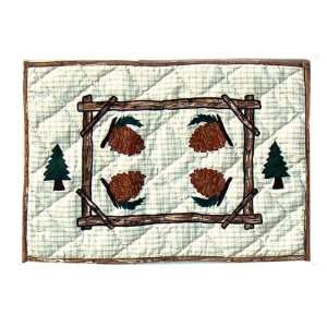  Patch Magic 19 Inch by 13 Inch Pinewood Place Mat