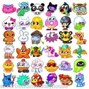 Moshi Monsters Moshling Code Card (A K) Choose which one(s) you want 