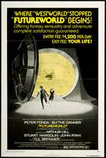 Futureworld 1976 Orig Movie Poster   Near Mint Style B  