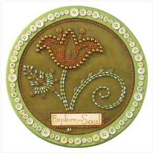  Beadwork Stepping Stone, Signs & Stones, Outdoor D&cor 