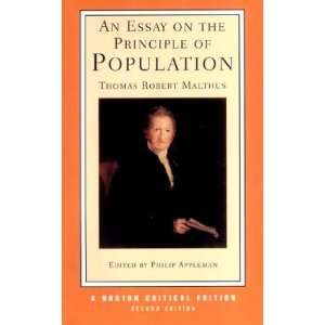   (Norton Critical Editions) [Paperback] Thomas Robert Malthus Books