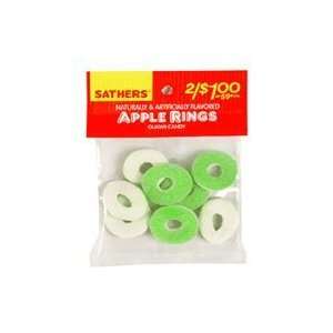  Sathers Gummalos Apple Rings Candy 2.25 Oz   12 Ea Health 