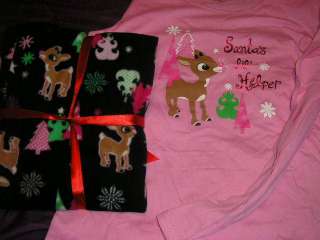 Rudolph the Red Nosed Reindeer Knit/Fleece Pajama Set  
