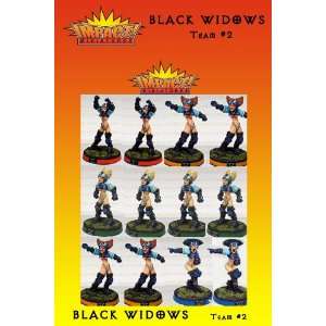    Black Widows Fantasy Football Miniatures Team #2 Toys & Games