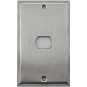 com Satin Stainless Steel One Gang Wall Plate for One Despard Switch 