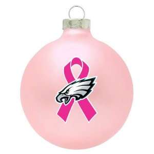   Eagles Breast Cancer Awareness Pink Ornament