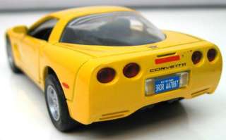 Welly Boley 1999 Chevy Corvette Yellow 1/36  