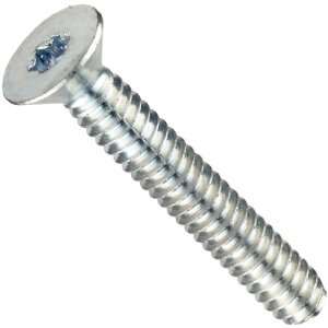  Zinc Plated Steel Tamper Resistant Machine Screw, USA Made 