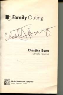 Chastity Chaz Bono Family Outing Signed Autograph Book  