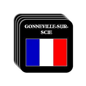  France   GONNEVILLE SUR SCIE Set of 4 Mini Mousepad 